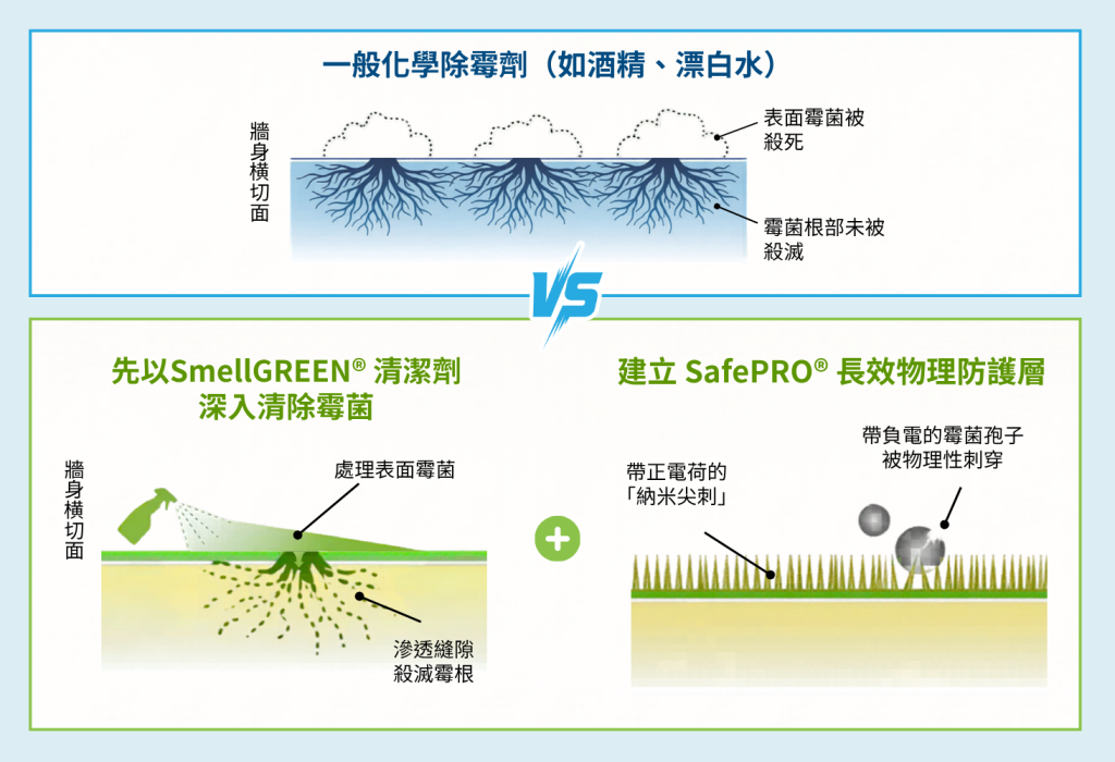 Johnson_Group_mold_removal_theory_TC 莊臣集團除霉及防霉服務技術原理與運作方式