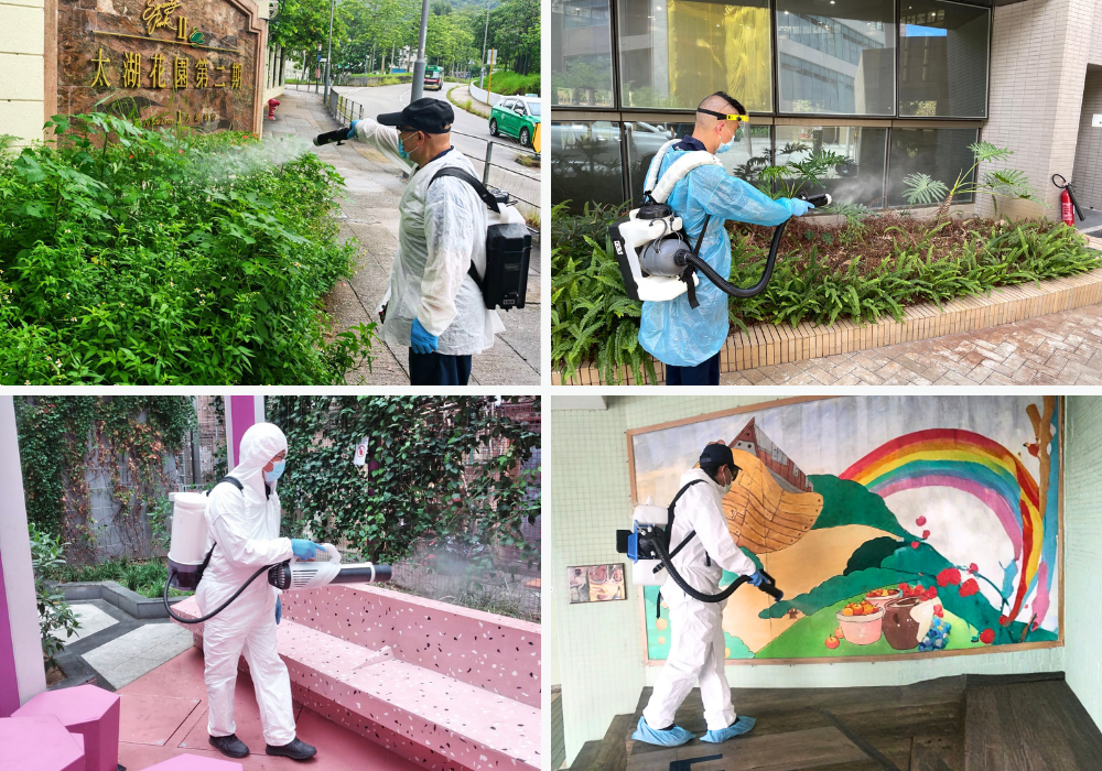 Johnson_Group_Mosquitoes_Control_消除成蚊及蚊患控制_冷霧處理 在老鼠經常出沒處擺放鼠籠與黏鼠板,有效集中清理屍體及排泄物,減少異味與衛生問題。